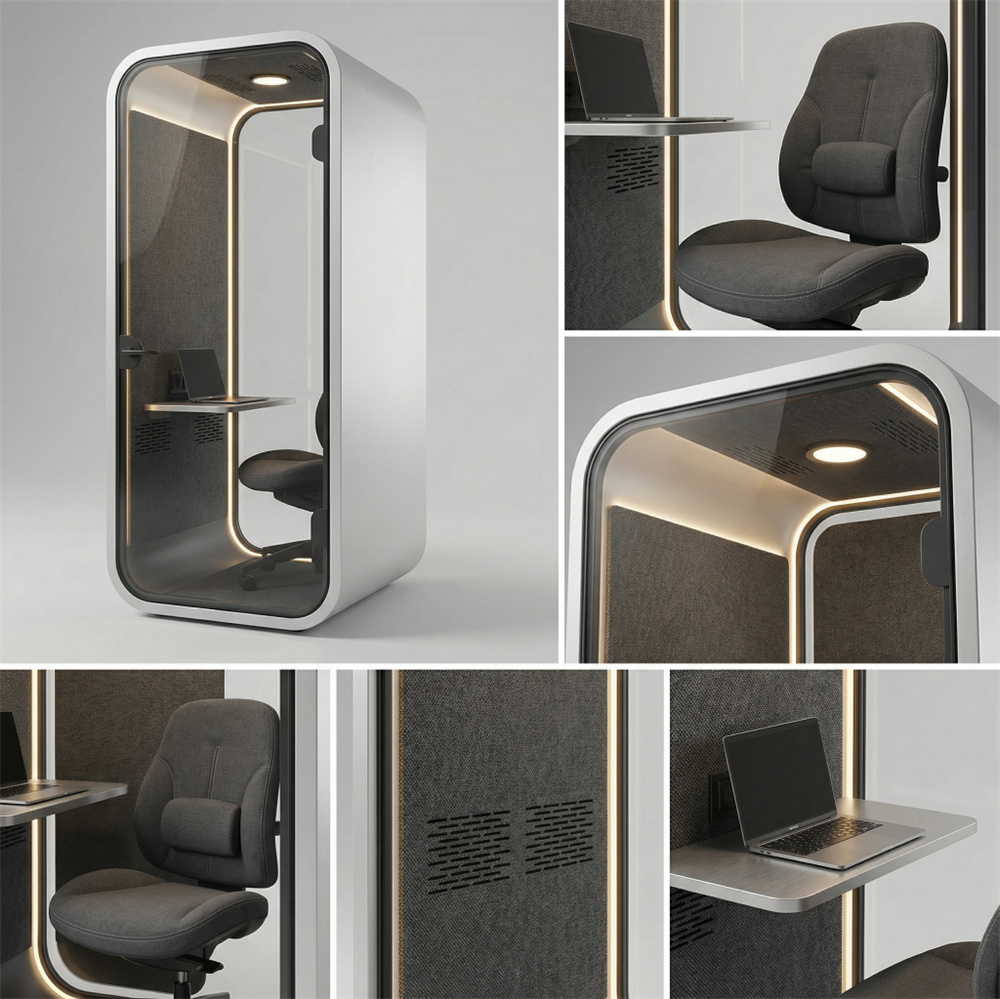 Mobil ljudisolerad Mini Space Capsule Residence