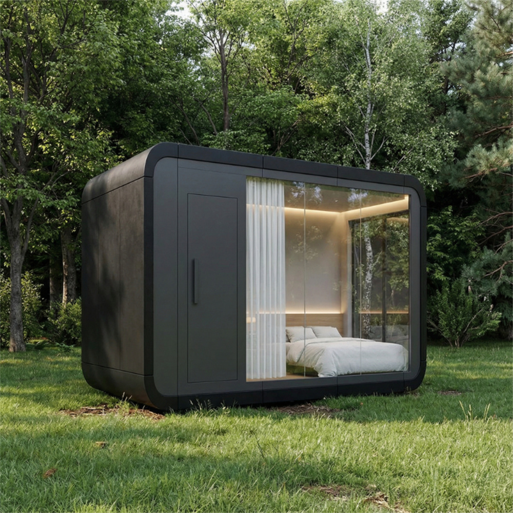 Mobil ljudisolerad Mini Space Capsule Residence
