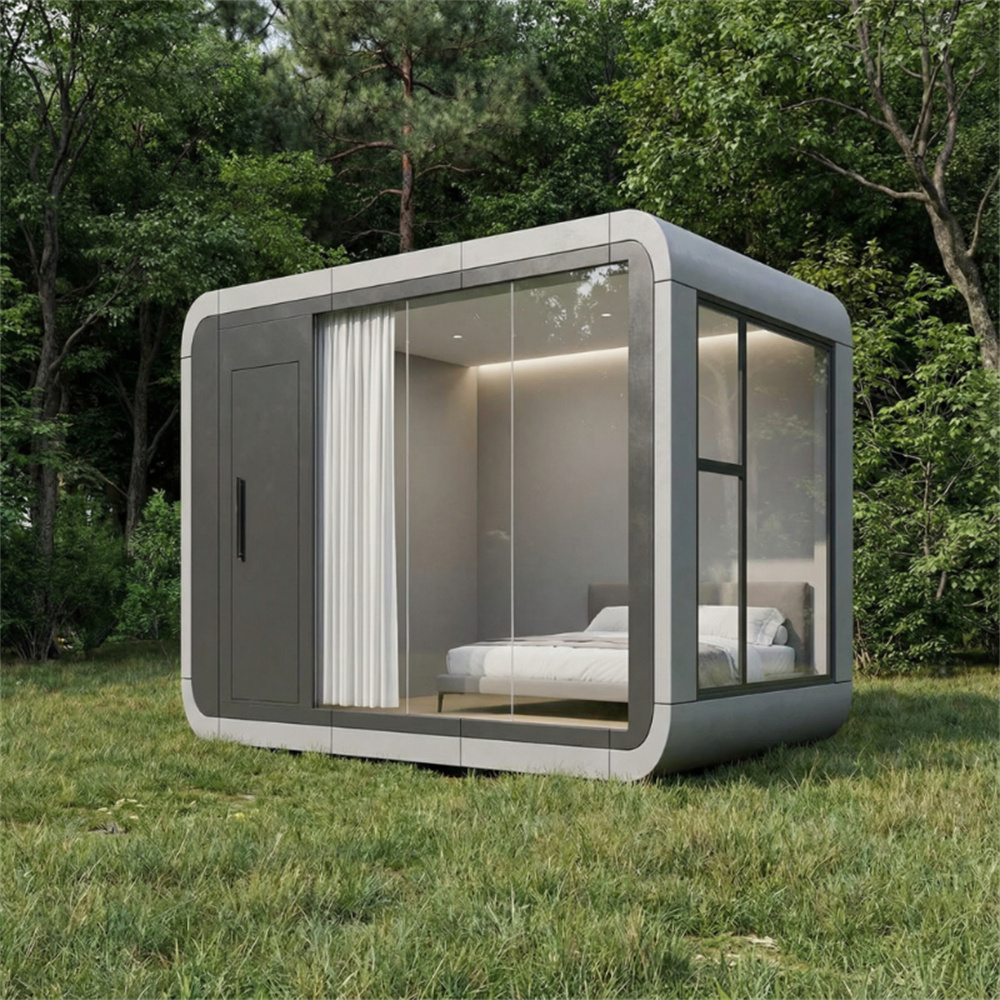 Mobil ljudisolerad Mini Space Capsule Residence