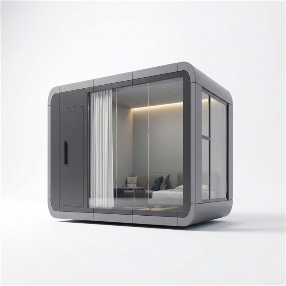 Mobil ljudisolerad Mini Space Capsule Residence
