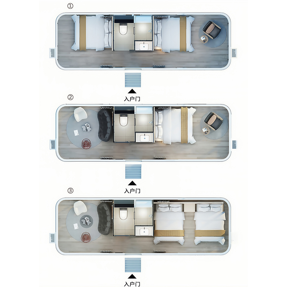 C5 Avtagbara Mobile Capsule Resort Cabins