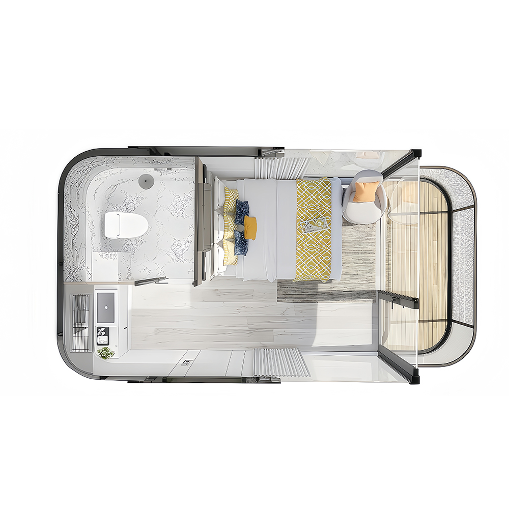 S1 Standard prefabricerat modulärt kapselhus